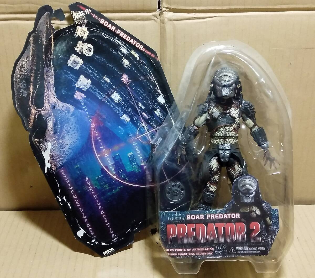 NECA ネカ 『プレデター 2』 シティハンター［アンマスクド］／ボア・プレデター 2種セット：7インチ アクション・フィギュア シリーズ4_画像7