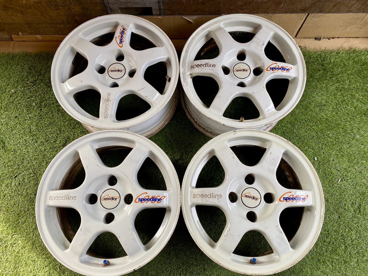 SPEEDLINE 15インチホイール＊15x6.5J/オフセット+21 PCD108-4H＊4本セット＊ITALY_画像1