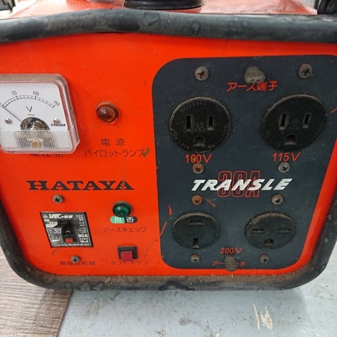 【中古現状品】HATAYA　ハタヤ　FLV-03A型　トランスル　昇降圧兼用型_画像2