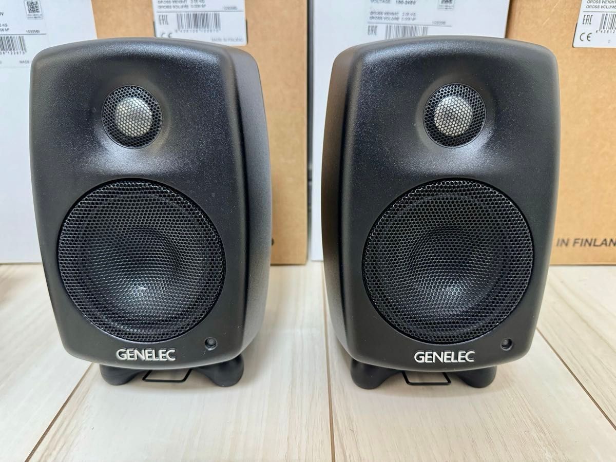 Genelec G One ジェネレック モニタースピーカー ブラック ペア Genelec G One ジェネレック モニタースピーカー ブラック ペア