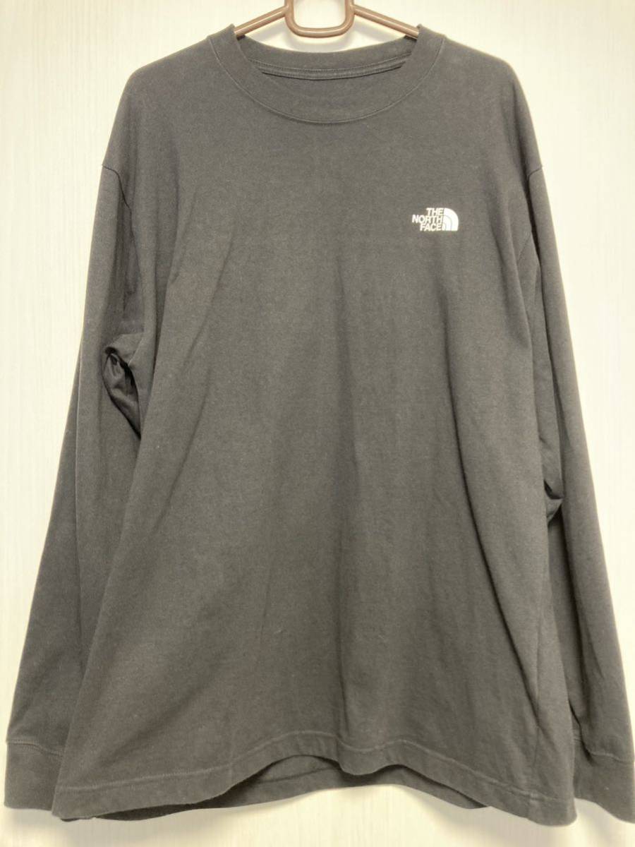 ノースフェイス ゴールドウィン THE NORTH FACE Tシャツ 長袖 ロングスリーブ バックスクエア ロゴティー TNF NT82131 XLサイズ