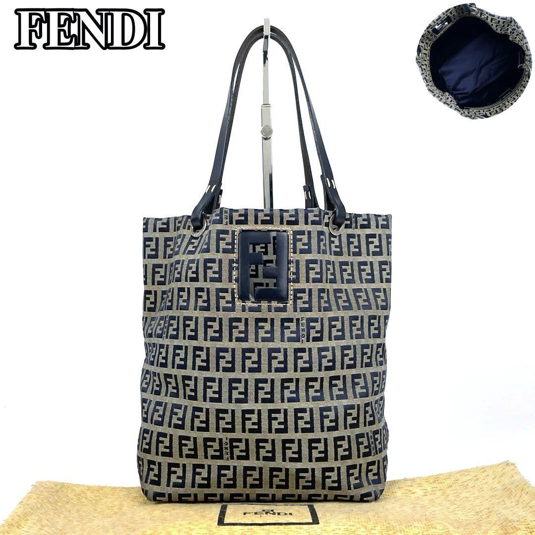 901 FENDI フェンディ ハンドバッグ ズッカ柄 ズッキーノ ミニトート