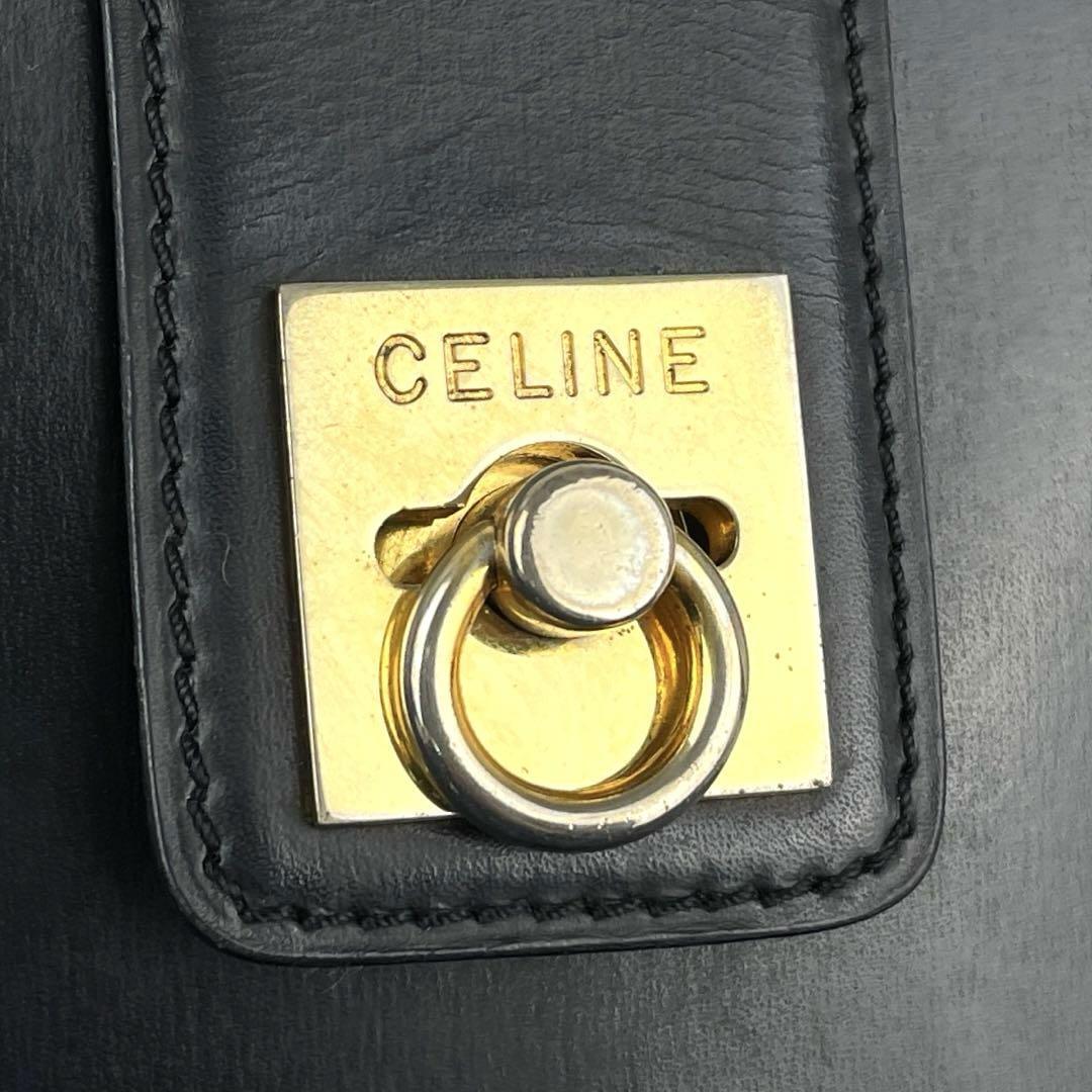 美品 CELINE セリーヌ ショルダーバッグ バケツ型 リング 美品 CELINE セリーヌ ショルダーバッグ バケツ型 リング
