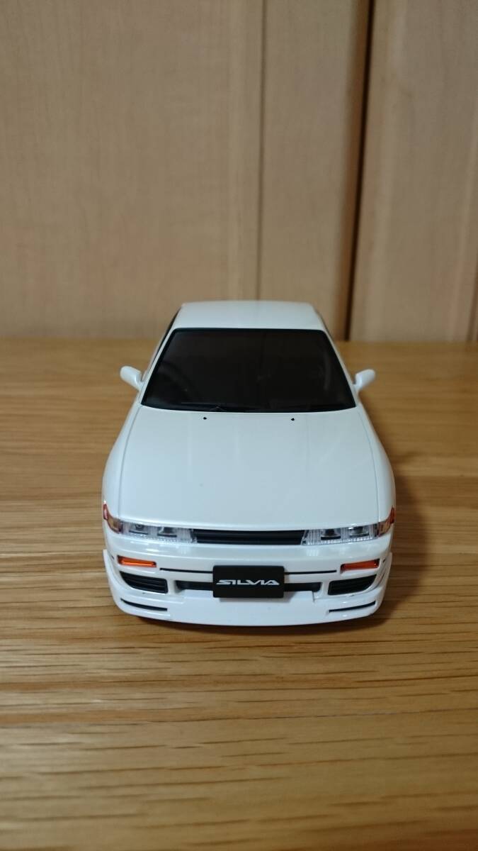 京商　ミニッツAWD 　日産 シルビア K’s （S13） エアロ パールホワイト　中古美品_画像2