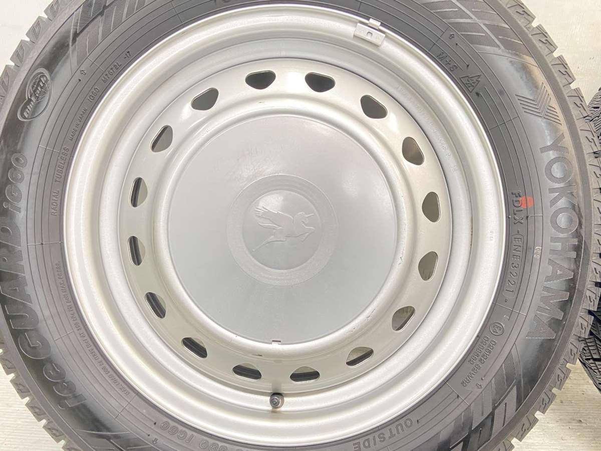 中古タイヤ スタッドレスタイヤ ホイールセット 4本セット 185/65R15 キャロウィン S7 15x5.5 100/114.3-4穴 ヨコハマ アイスガード iG60_画像5