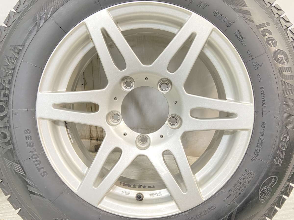 中古タイヤ スタッドレスタイヤ ホイールセット 4本セット 185/85R16 105/103LT 　 16x6.0 20 139.7-5穴 ヨコハマ アイスガード G075_画像4