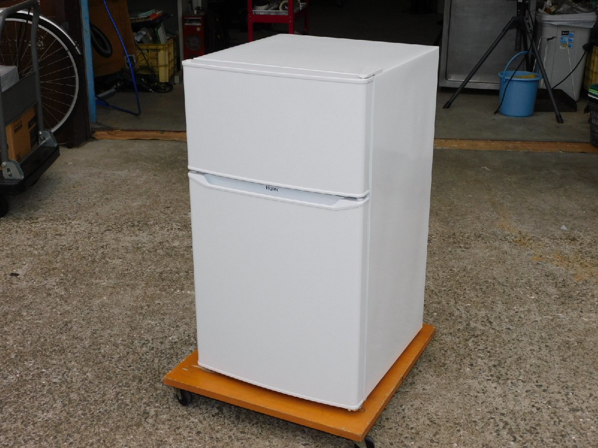 【かなり綺麗/送料無料/d】ハイアール ノンフロン2ドア冷蔵庫 JR-N85C 2020年 85L 中古 小型 単身 動作保証 家庭用 清掃済み