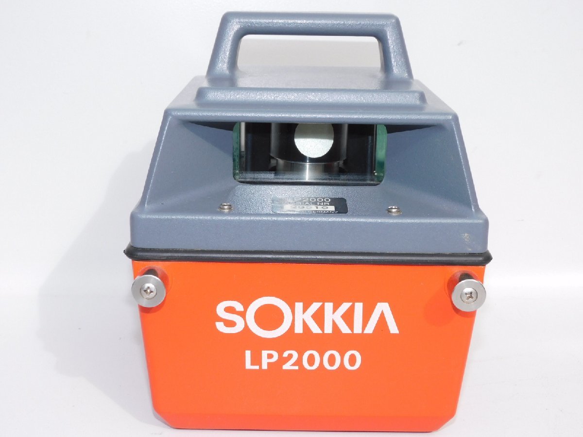 【送料無料】SOKKIA LP2000 水平鉛直回転両用レベルプレーナ 電子レーザーレベル 付属品あり 中古 ジャンク 動作不明_画像7