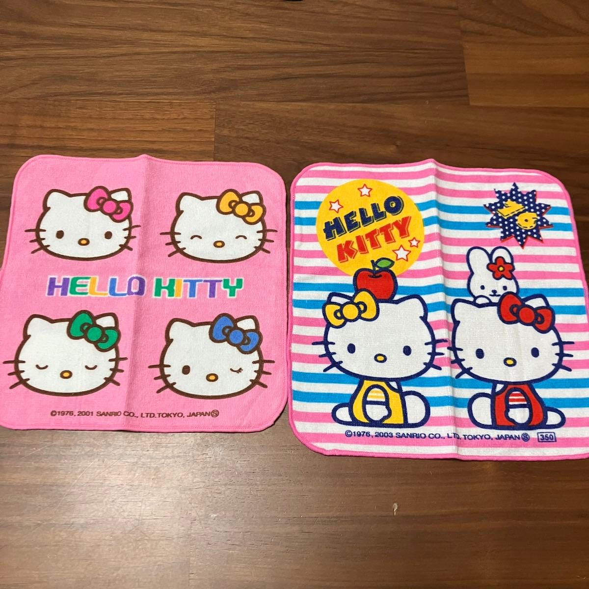 キティ ミミィ プチタオル タオルハンカチ 2001 年 2003年 平成 キティ ミミィ プチタオル タオルハンカチ 2001 年 2003年 平成