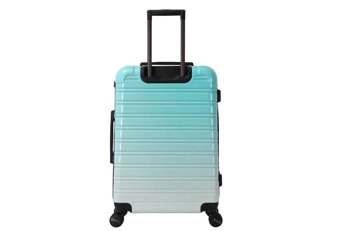 キャリーケース 水色 空色 ｓサイズ 機内持ち込み可 軽量 グラデーション スーツケース ファスナー ダイヤルロック
