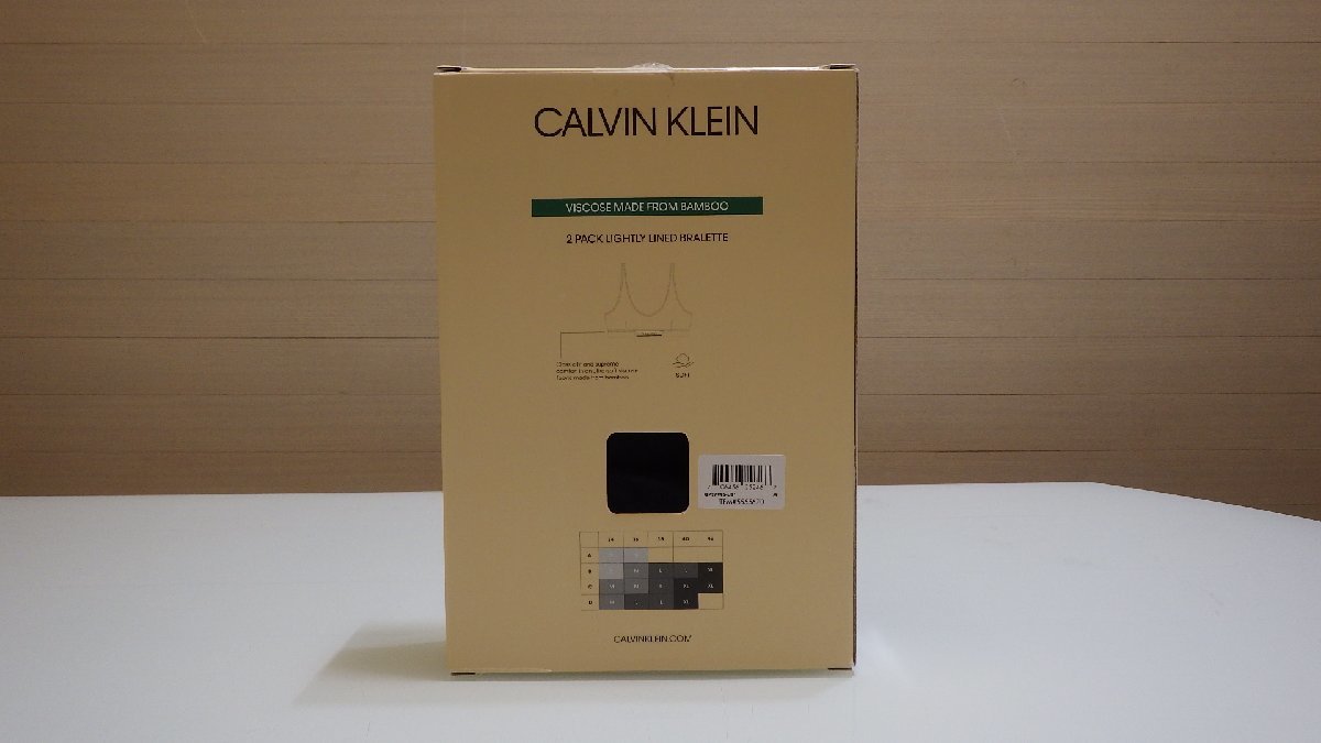 E187-5555670 CalvinKlein カルバンクライン スポーツブラジャー 2枚入り ブラック 黒色 US/Mサイズ 日本/Lサイズになると思います_画像3