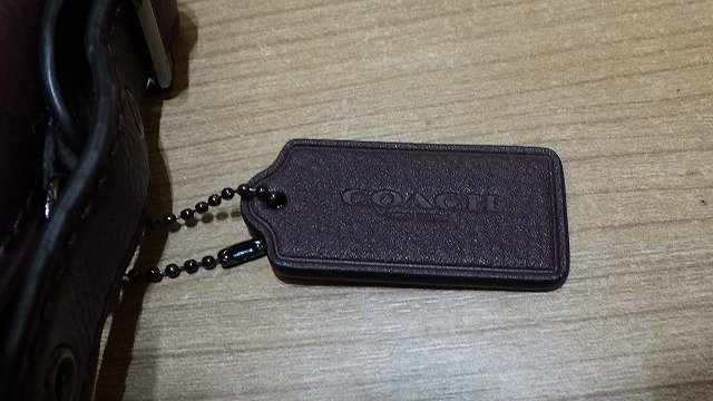 z466-1279201 本物保証 COACH 21377 DUF NATURAL LEATHER 展示品 コーチ ショルダーバッグ スモール ダフレット