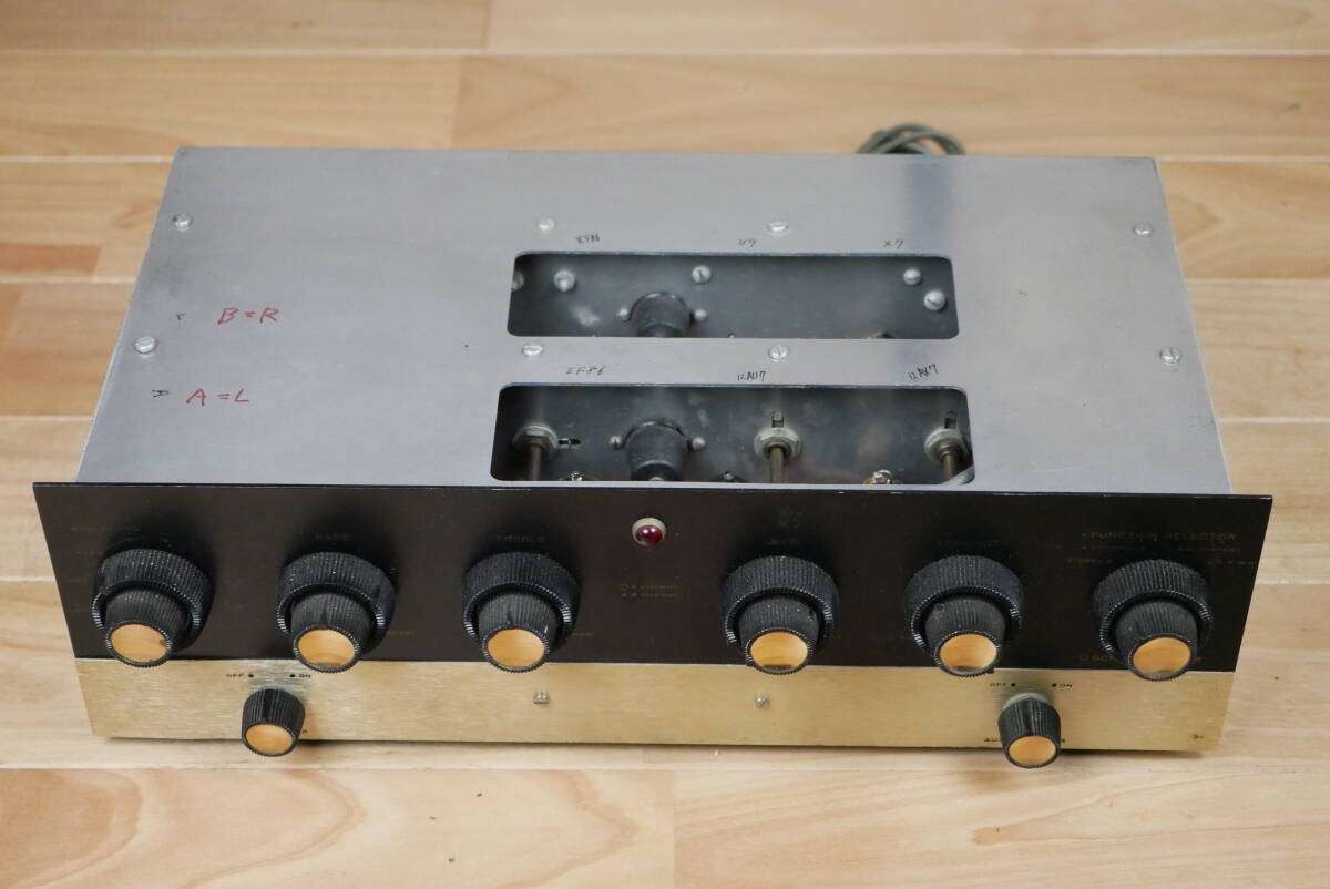 HEATHKIT　ヒースキット　SP-3　真空管アンプ　音出ました。　現状にて。　アメリカ製です。_画像2