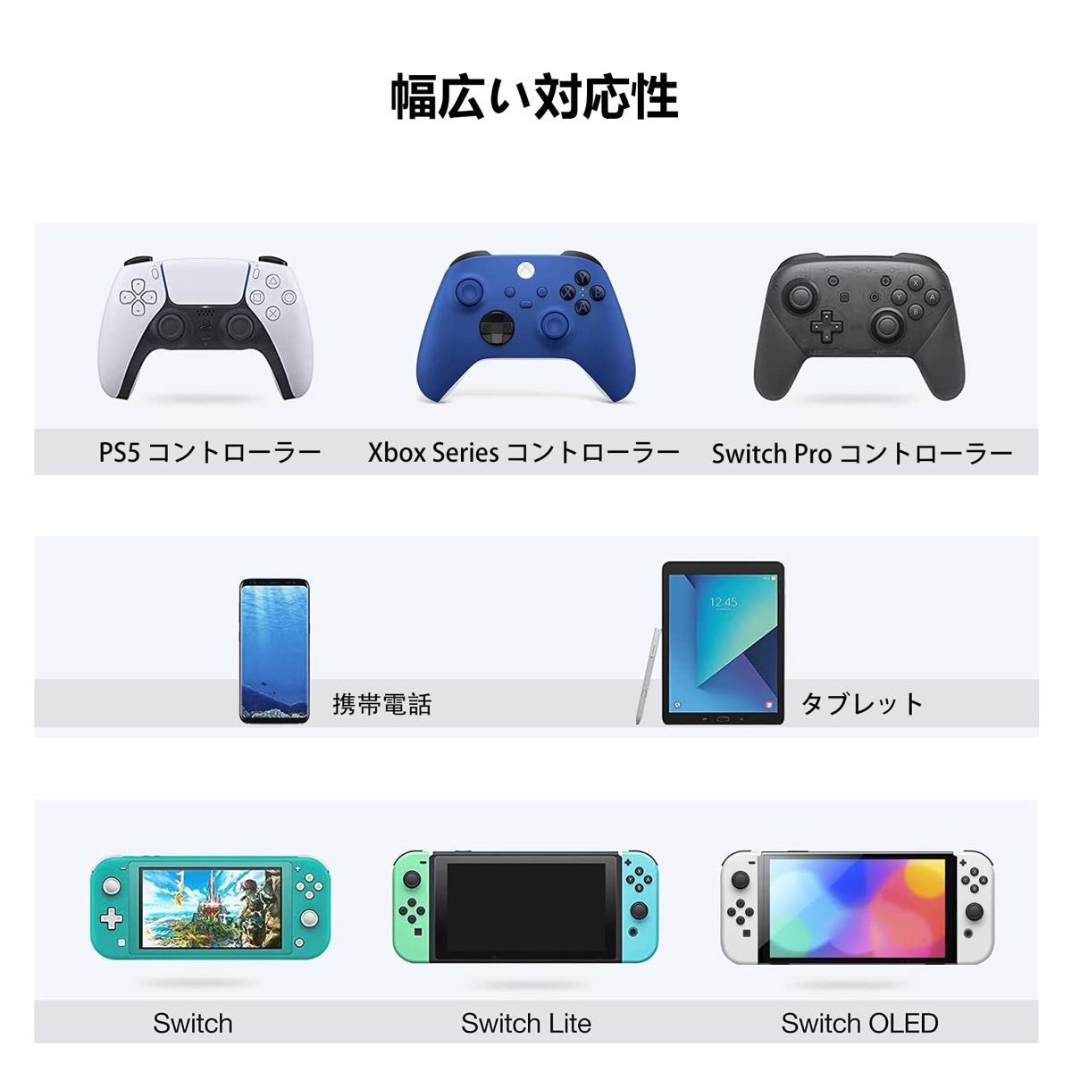 PS4用充電コード (1m /1本) USB充電ケーブル コントローラー用