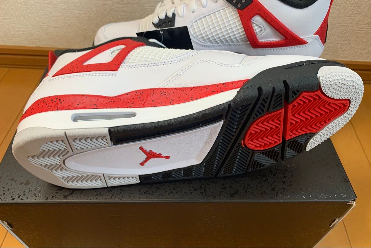 ナイキ エアジョーダン4 レトロ レッドセメント Nike Air Jordan 4 Retro Red Cement 28㎝