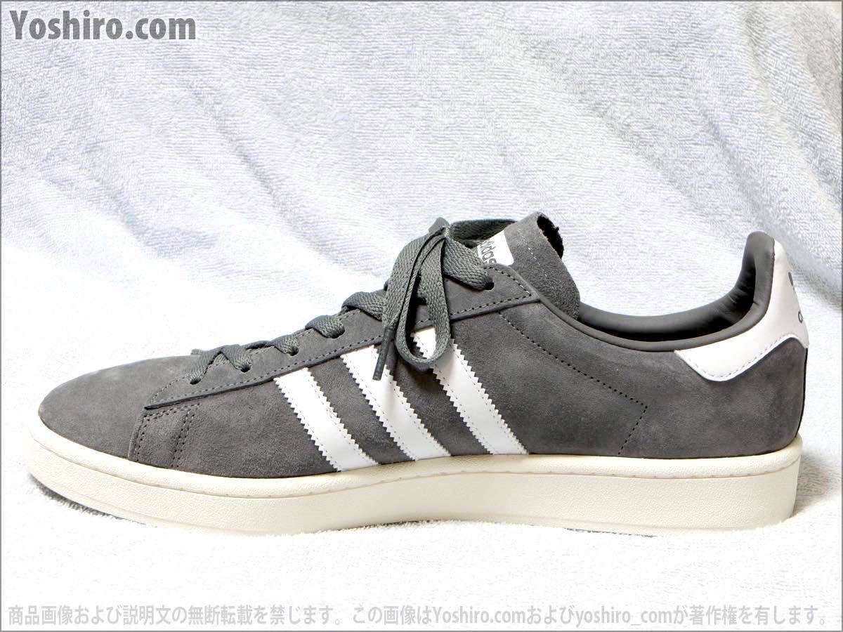 管MS190★新品/30.5cm★アディダス キャンパス Adidas Campus Gray グレー灰色 BZ0085★スエード/定番カラー_画像4