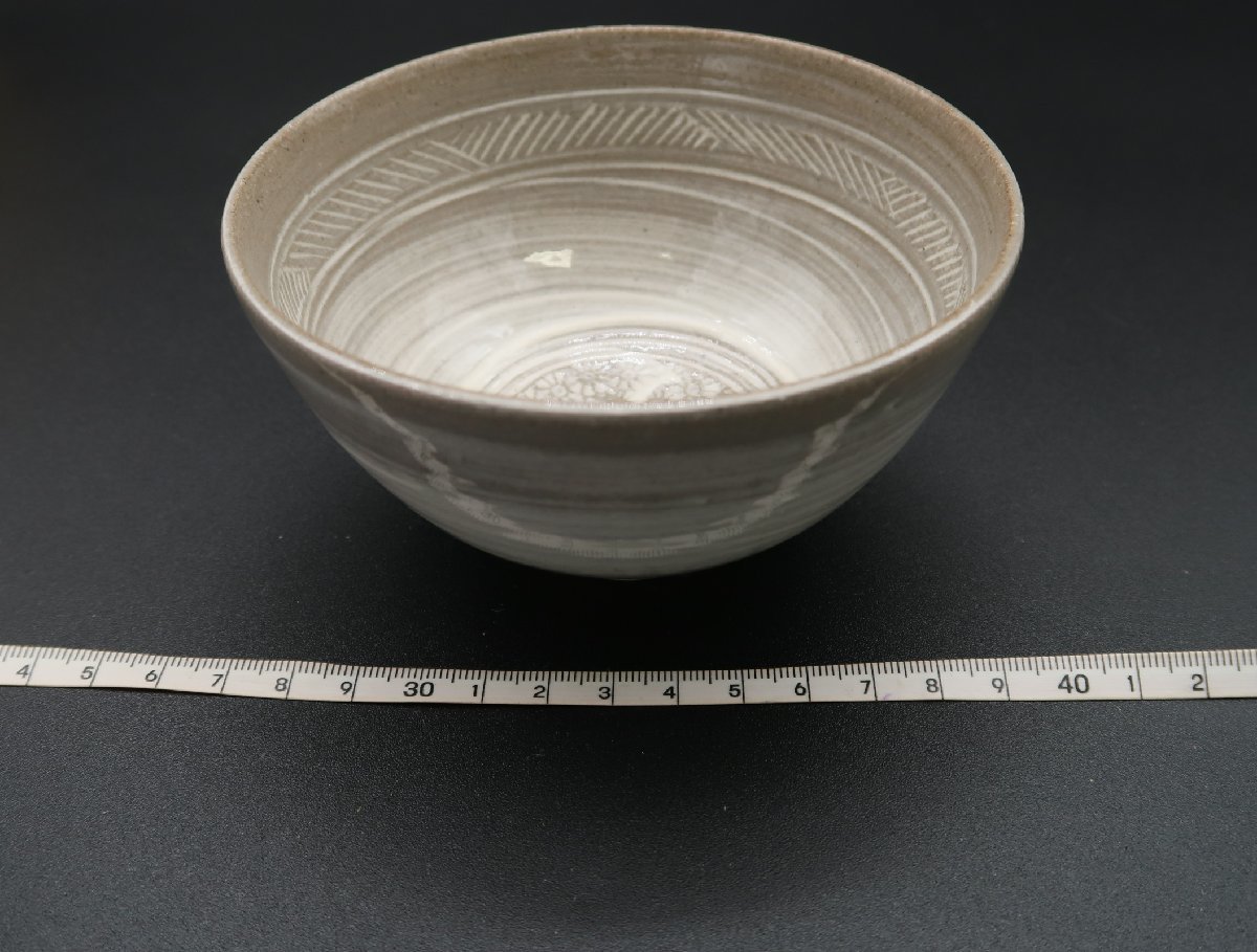 唐津三島　飯碗　中里太郎右衛門　茶碗　骨董品　美品　未使用　_画像9