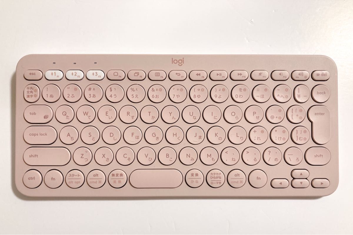 ロジクール K380 マルチデバイス Bluetoothキーボード K380RO (ローズ)