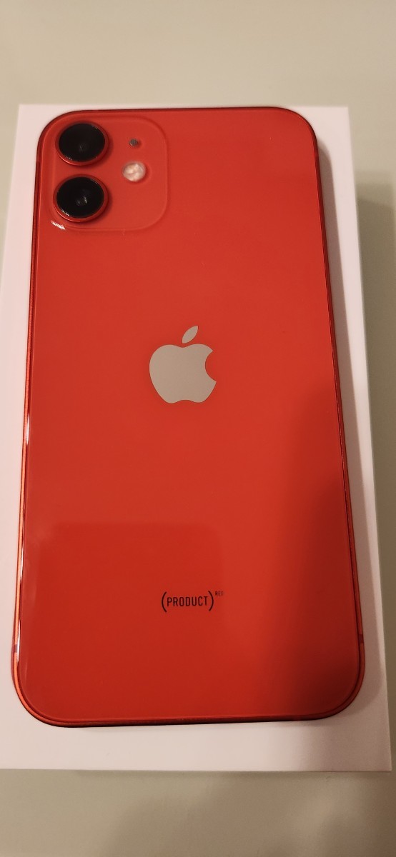 iPhone12mini 64G 美品　SIMフリー　レッド　赤_画像5