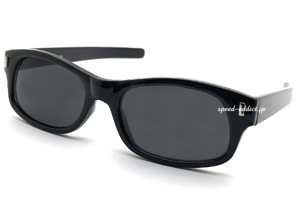 STRAIGHT TEMPLE BIKER SHADE BLACK × SMOKE/バイカーシェードスモークレンズ眼鏡めがねメガネモーターサイクルデンバイク用サングラスuv_画像1