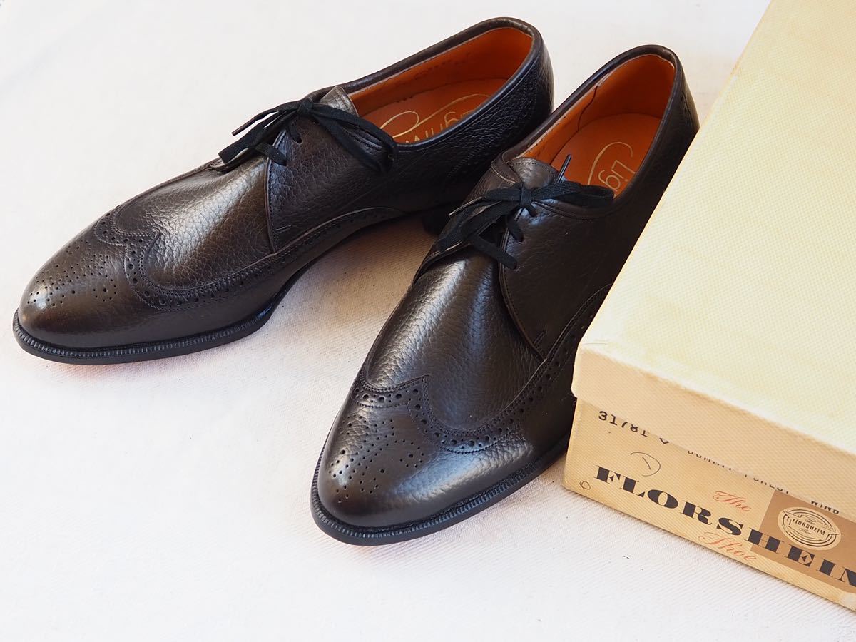 NOS/w BOX 60s Florsheim Summit Forest フローシャイム サミット フォレストグリーン