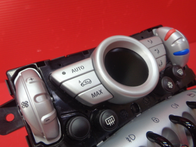 [Rmdup40181] BMWミニ クーパー R56 エアコン 操作 スイッチ 適合確認可 (MF16/S/シートヒーター付/集中スイッチ/パネル/PW/ドアロック)_画像2