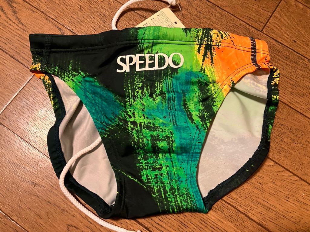 【新品】スピード　Speedo 競泳水着　グリーン　M_画像2