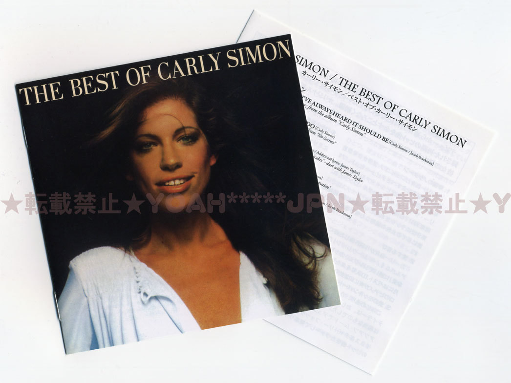 国内盤 SHM-CD ☆ CARLY SIMON / THE BEST OF THE CARLY SIMON ☆ ベスト・オブ・カーリー・サイモン SSW カーリー・サイモン_画像3