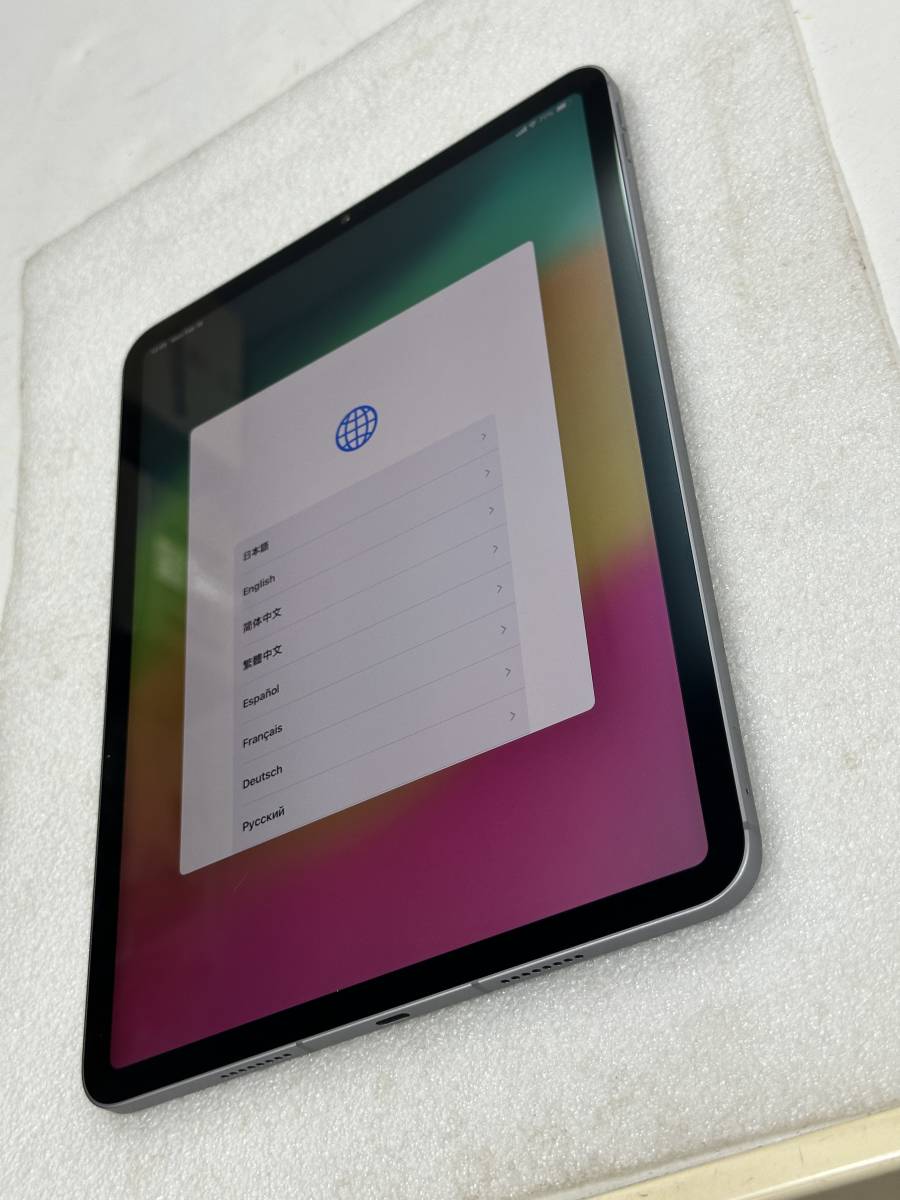 ★ ジャンク Apple IPad Pro 11インチ (第4世代) 512GB Wi-Fi+Cellular A2761 スペースグレイ MNYG3 ZP/A 本体 部品取り外し用 ★_画像3