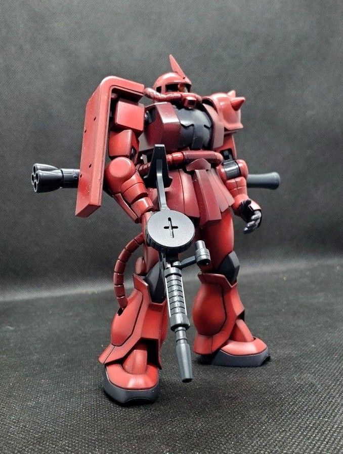 【ガンプラ/ジャンク】HGUC 1/144 シャア専用ザクII　塗装済完成品