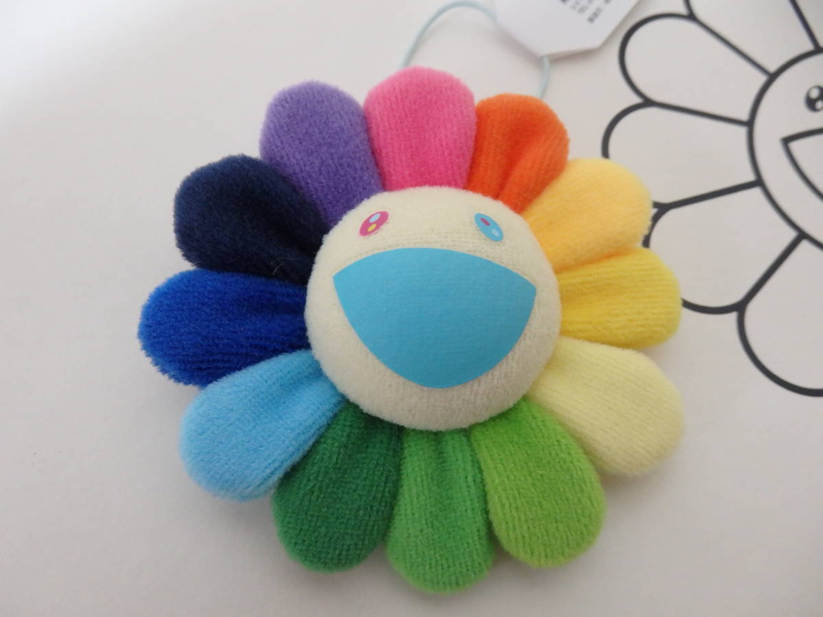 新品 村上隆 カイカイキキ お花 レインボー フラワー ストラップ 新品 村上隆 カイカイキキ お花 レインボー フラワー ストラップ