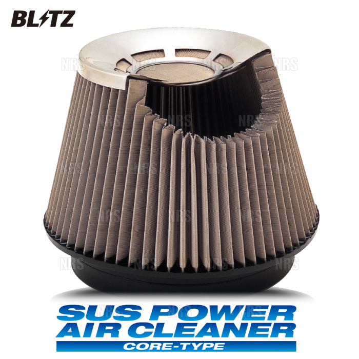 BLITZ ブリッツ サスパワー エアクリーナー (コアタイプ) マーチ K12/AK12/BK12/BNK12 CR10DE/CR12DE/CR14DE 2002/3～ (26036_画像1