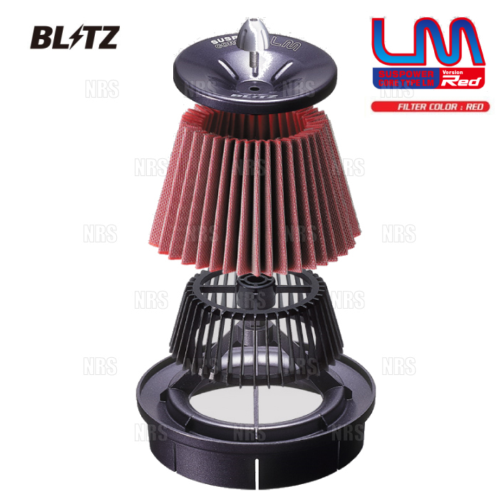 BLITZ ブリッツ サスパワー コアタイプLM-RED (レッド) ランサーエボリューション7/8/9/ワゴン CT9A/CT9W 4G63 2001/2～ (59075_画像1