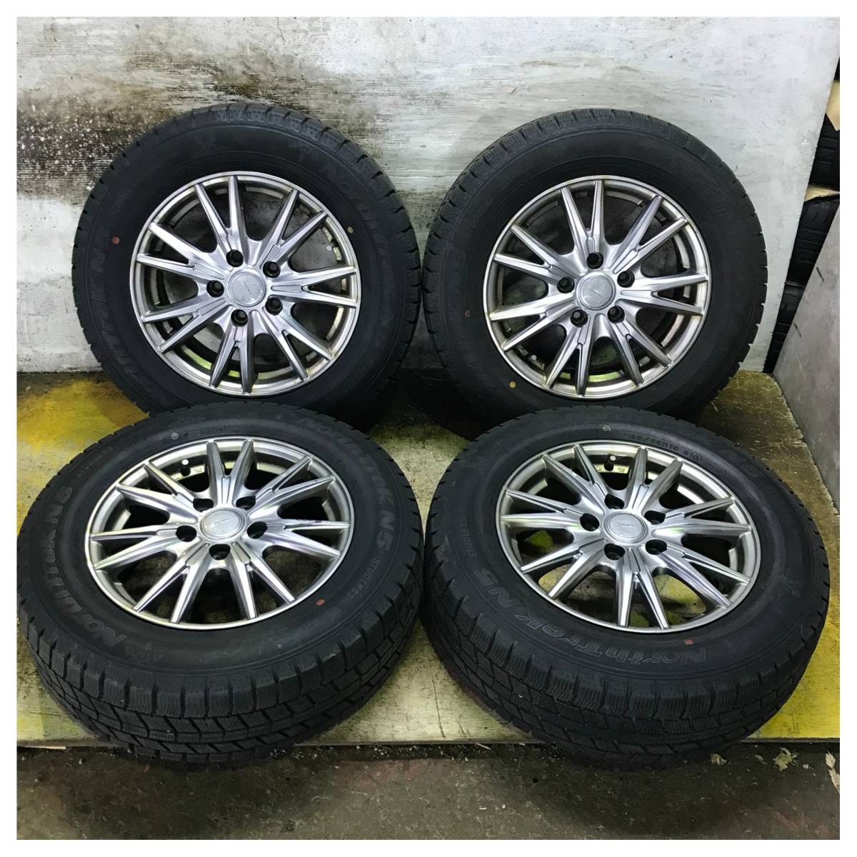 16 AUTOBACS NORTHTREK N5 195/65R15 2022年製 9.5分目 エクスファイア オーリス ノア ヴォクシー セレナ ステップワゴン 等 *6743_画像1