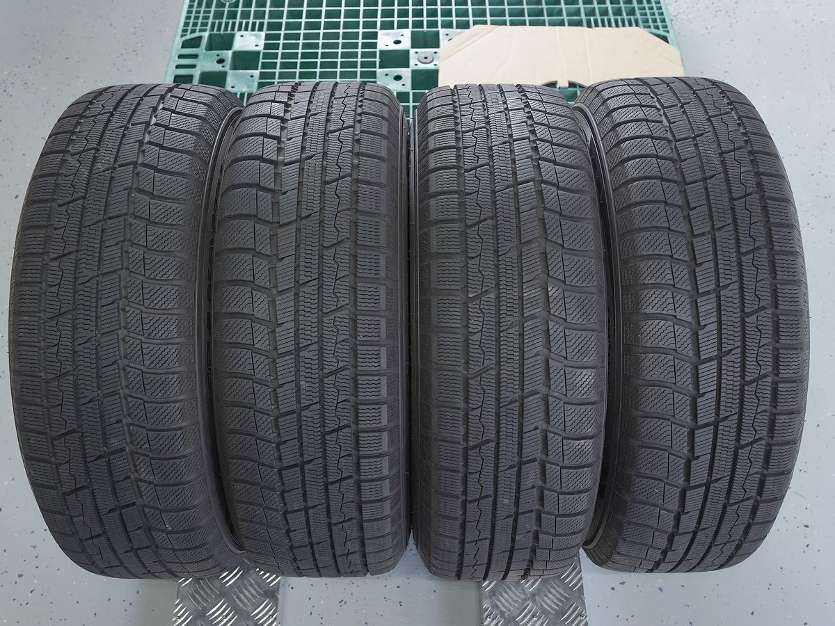 16インチ バリ山 スタッドレスセット 6.5J +38 100/114.3-5H ウィンタートランパス TX 205/65R16【バリ溝 エスティマ アルファード CX-3】_画像3