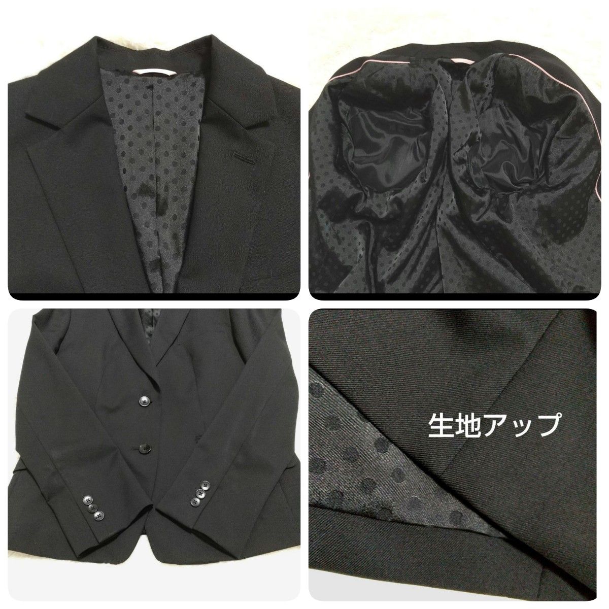 n line by nozomi 佐々木希さんコラボ 黒ビジネススーツ 13号 n line by nozomi 佐々木希さんコラボ 黒ビジネススーツ 13号