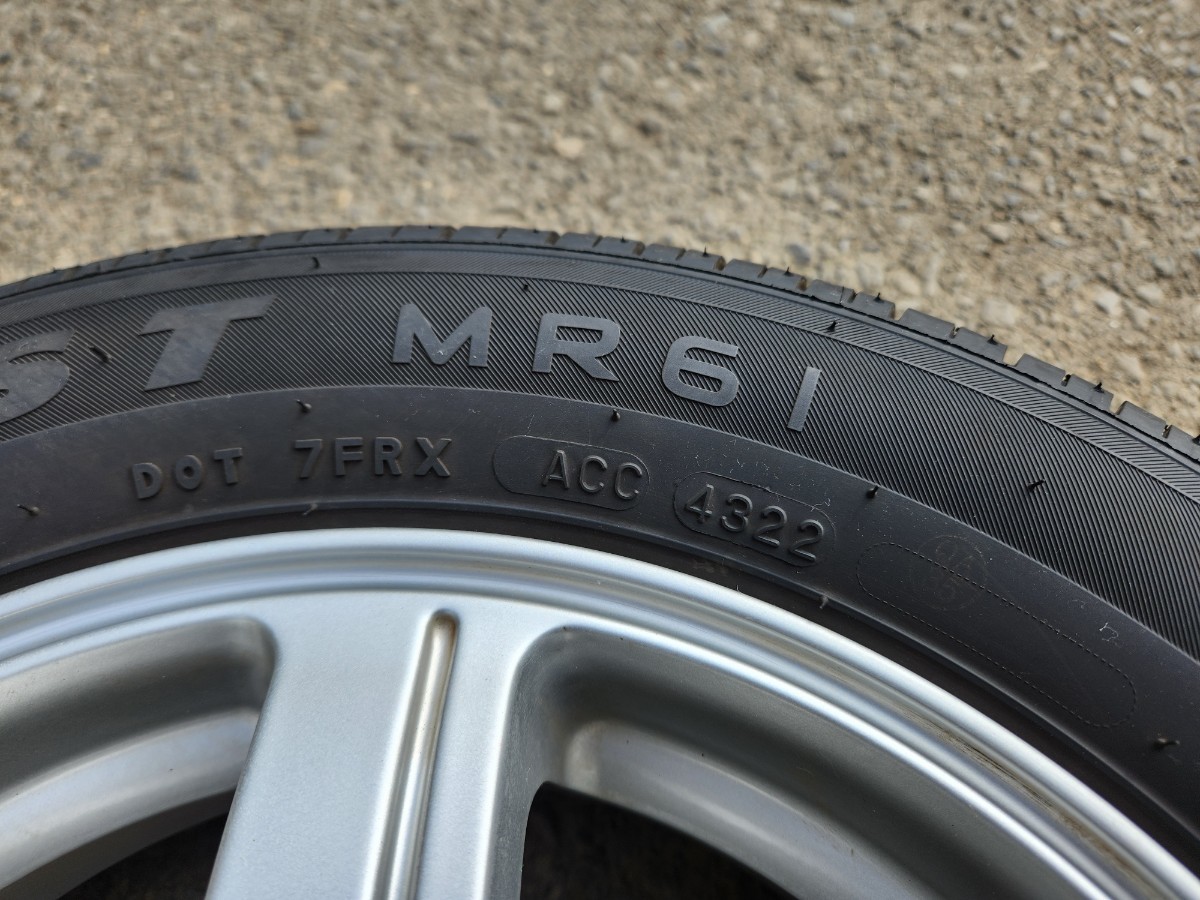 軽自動車用　155/65R13　2022年製　夏タイヤ付　社外アルミホイール　13×4J　IS45　PCD100 4穴_画像5