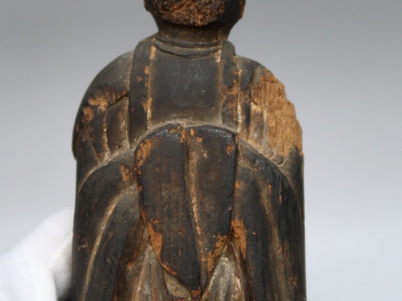 【青】110205木彫仏像2点　江戸期仏教美術_画像8