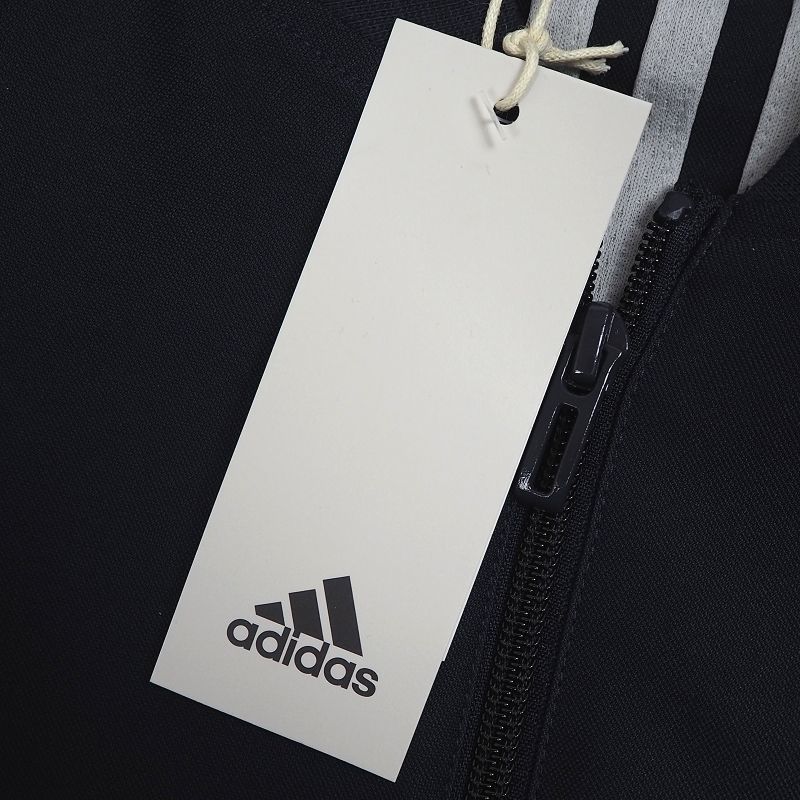 P972 新品 アディダス MA-1 ボンバージャケット ブルゾン メンズ ストレッチ adidas ゴルフ (サイズ:2XL) 紺_画像9