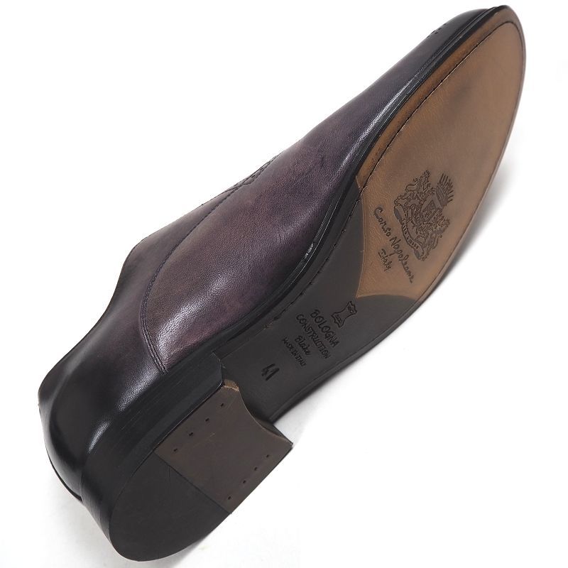 P959 未使用品 コルソナポレオーネ イタリア製 メダリオン CORSO NAPOLEONE ビジネスシューズ 26.0cm メンズ 紳士靴 e-79_画像7