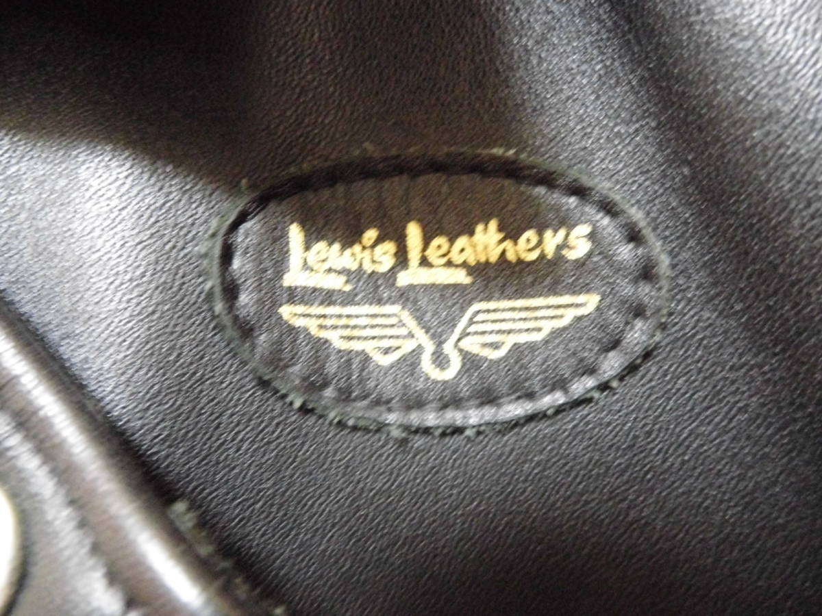 【 ルイスレザー Lewis Leathers / ライダース 36 黒 S / タイトフィット】の画像2