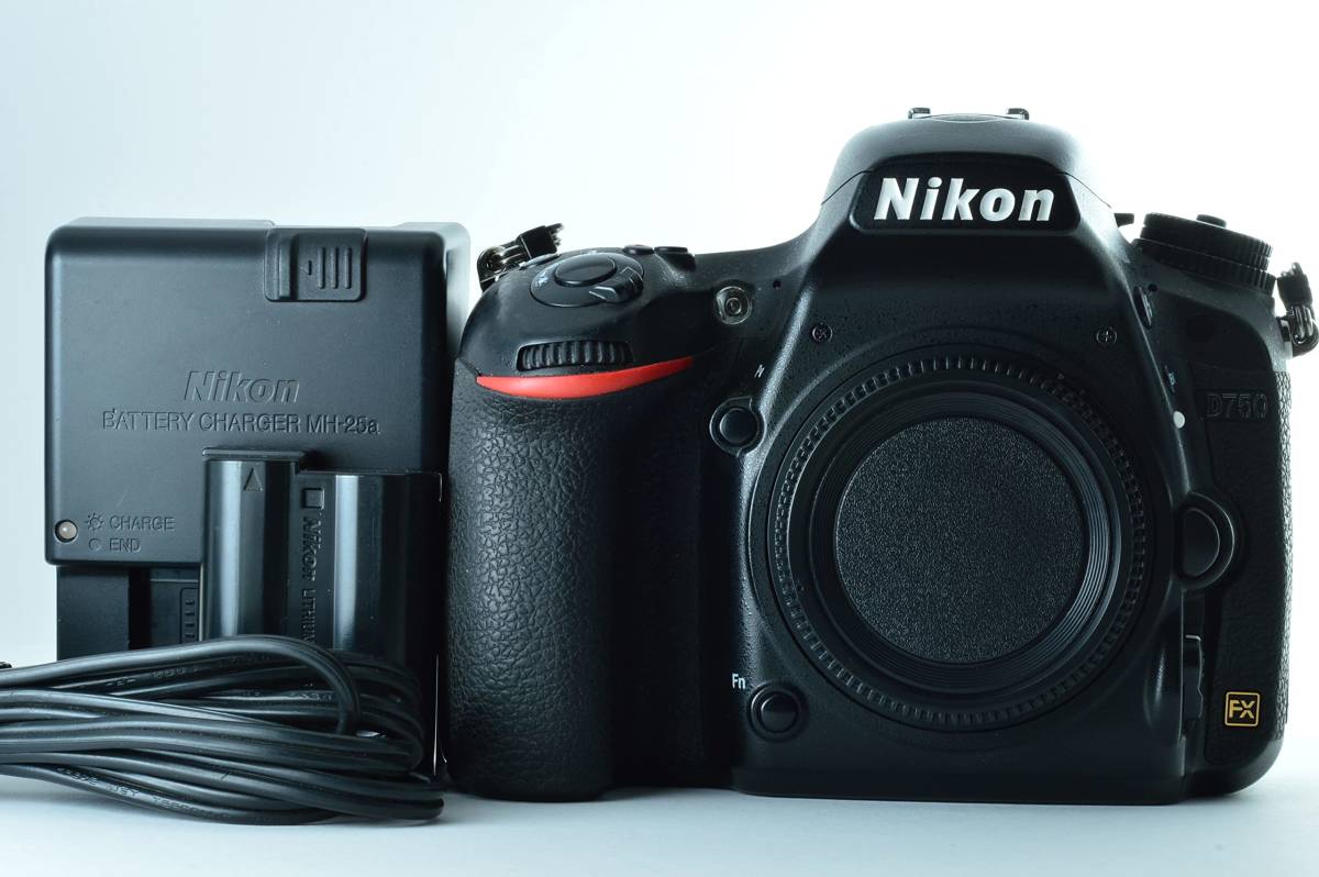 【ジャンク品】Nikon D750 FXフォーマットデジタル一眼レフカメラボディ_画像1