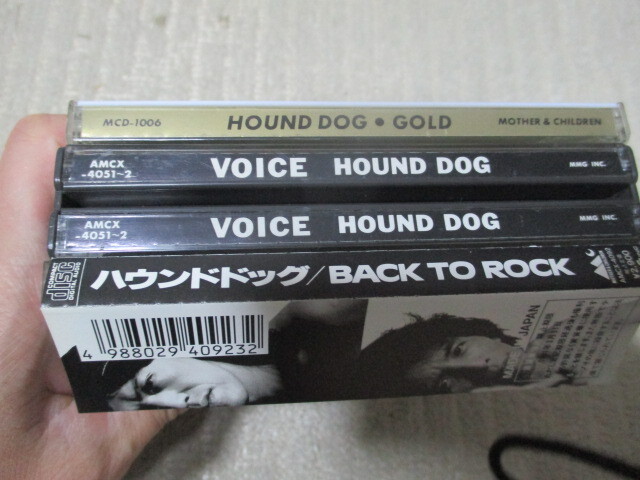 ◇ハウンド・ドッグ/「GOLD」「VOICE」「BACK TO ROCK」◇CDアルバム3セットで　ＦＬＹ　Only Love　送185_画像3