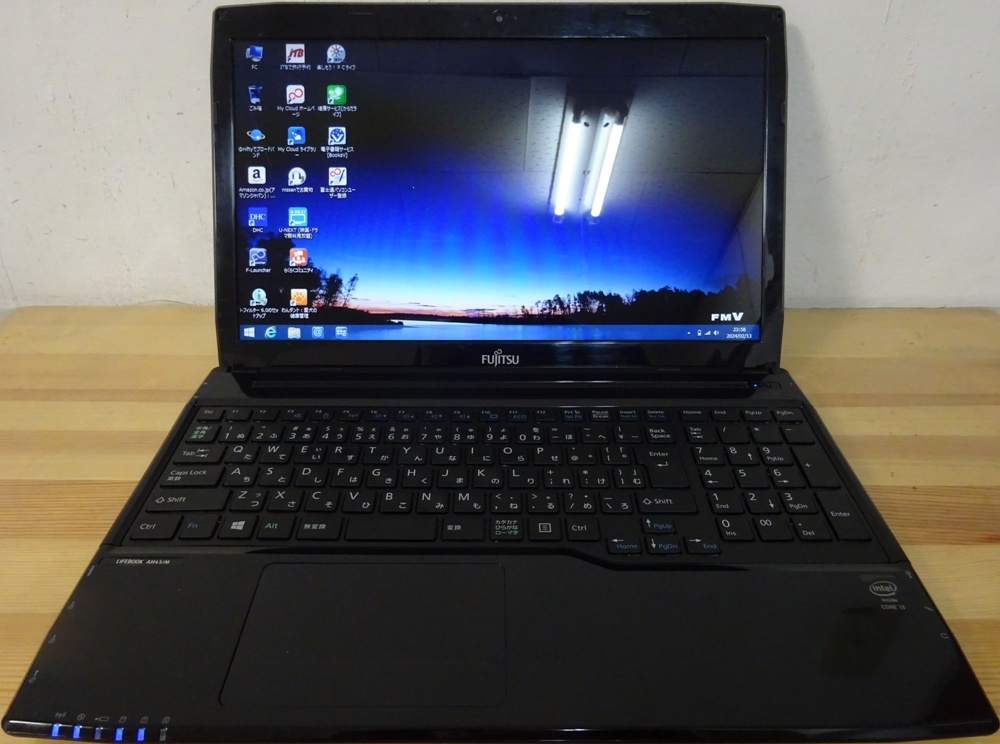  Fujitsu laptop LIFEBOOK AH45/M/Core i3-4010U 1.7GHz/4GB/500GB/BD/ used special price superior article 