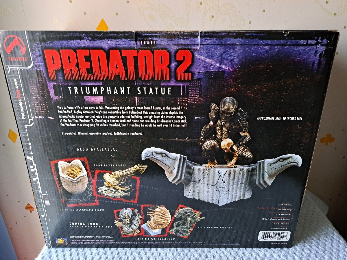 PREDATOR プレデター トライアンファント スタチュー パリセイズ 限定 TRIUMPHANT STATUE PALISADES _画像4