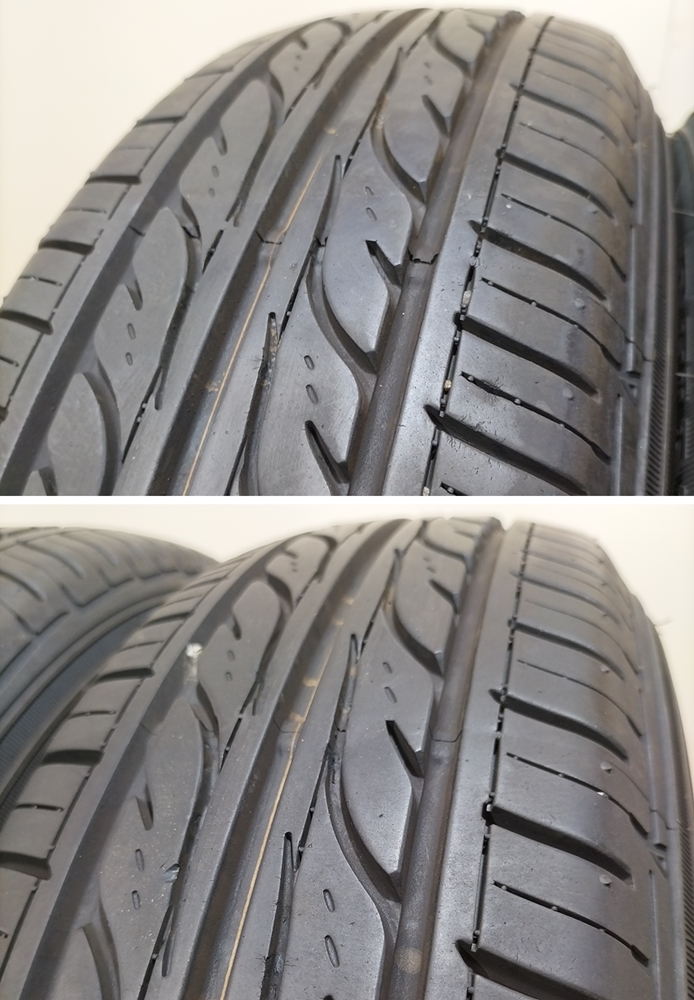 DUNLOP ダンロップ 165/70R14 81S EC202 夏タイヤ サマータイヤ 2本セット [ A3444 ] 中古タイヤ_画像3