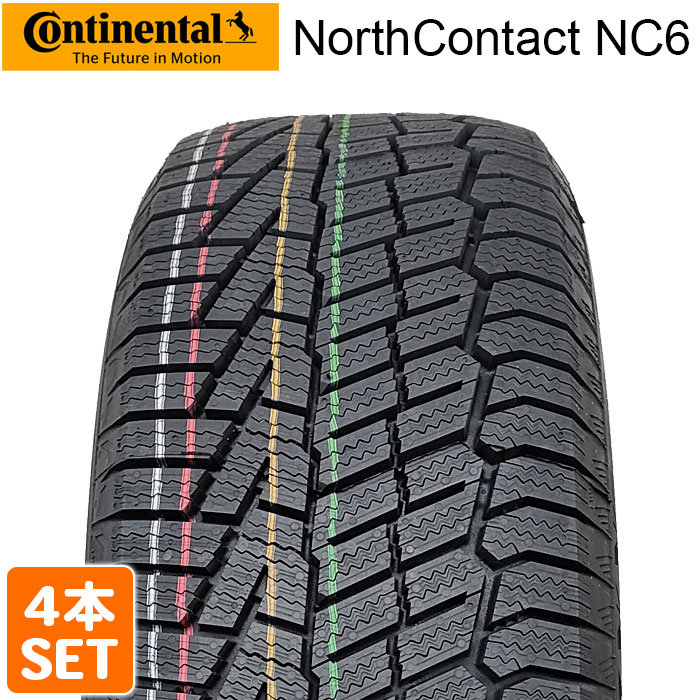 【2022年製】 Continental 185/60R15 84T North Contact NC6 ノースコンタクト コンチネンタル スタッドレス 冬タイヤ 雪 4本セット_画像1