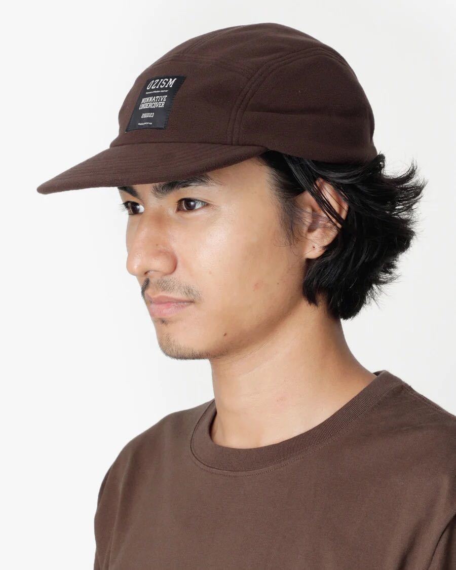 OZISM MONK JET CAP POLY FLEECE POLARTEC WINDPRO BROWN_画像6