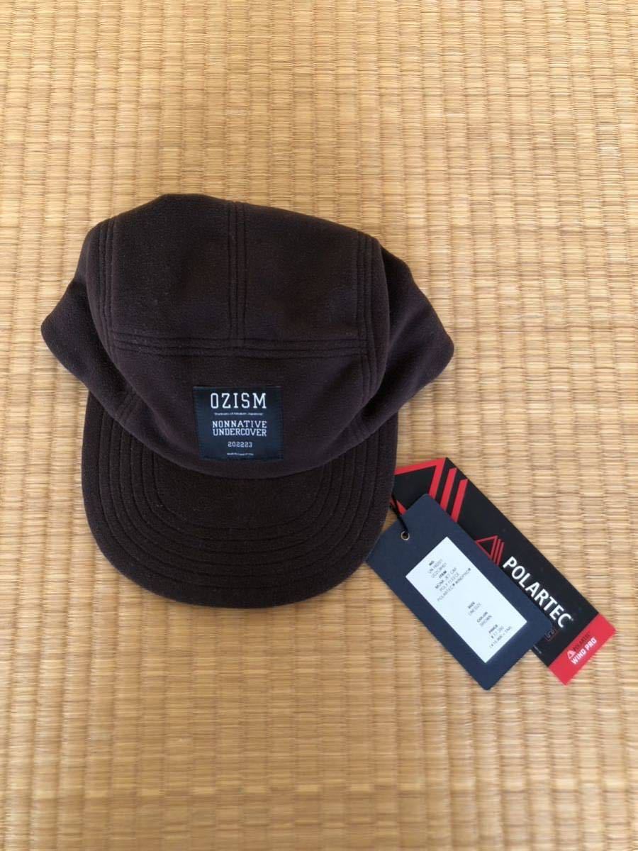 OZISM MONK JET CAP POLY FLEECE POLARTEC WINDPRO BROWN_画像8