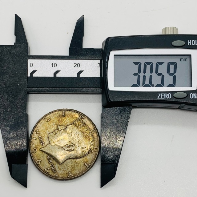 リバティコイン ハーフ 1964年 銀貨 ケネディ JFK 30.59mm 12.5g アンティークコイン 銀 貨幣 硬貨 外国銭 外国 アメリカ 大統領 14300_画像8